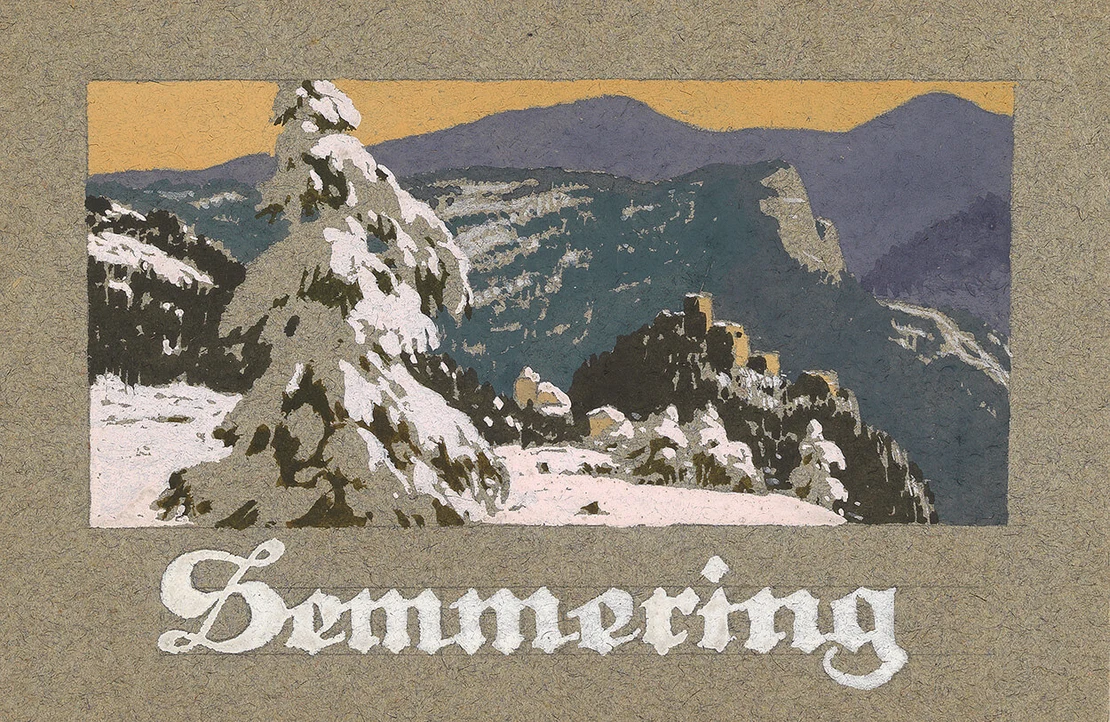 Plakat von Ernst Kutzer, 1900-1920, Wien Museum  