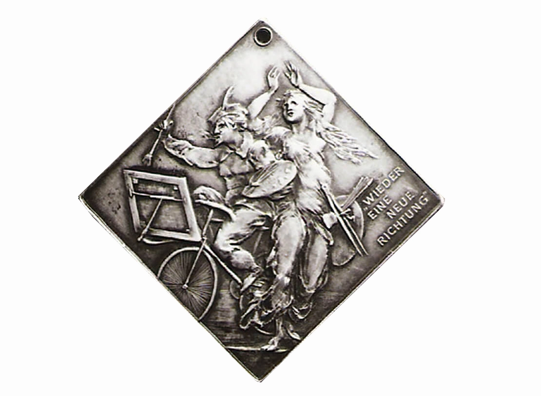 Plakette zum Faschingsfest „All Heil!“, 1897, Künstlerhaus-Archiv  