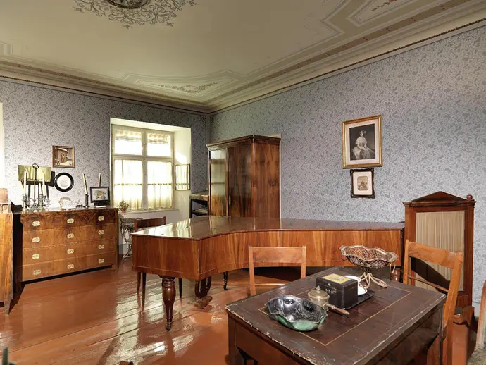 Die Grillparzer-Wohnung vor dem Umbau des Wien Museums, 2017, Foto: Birgit und Peter Kainz/Wien Museum