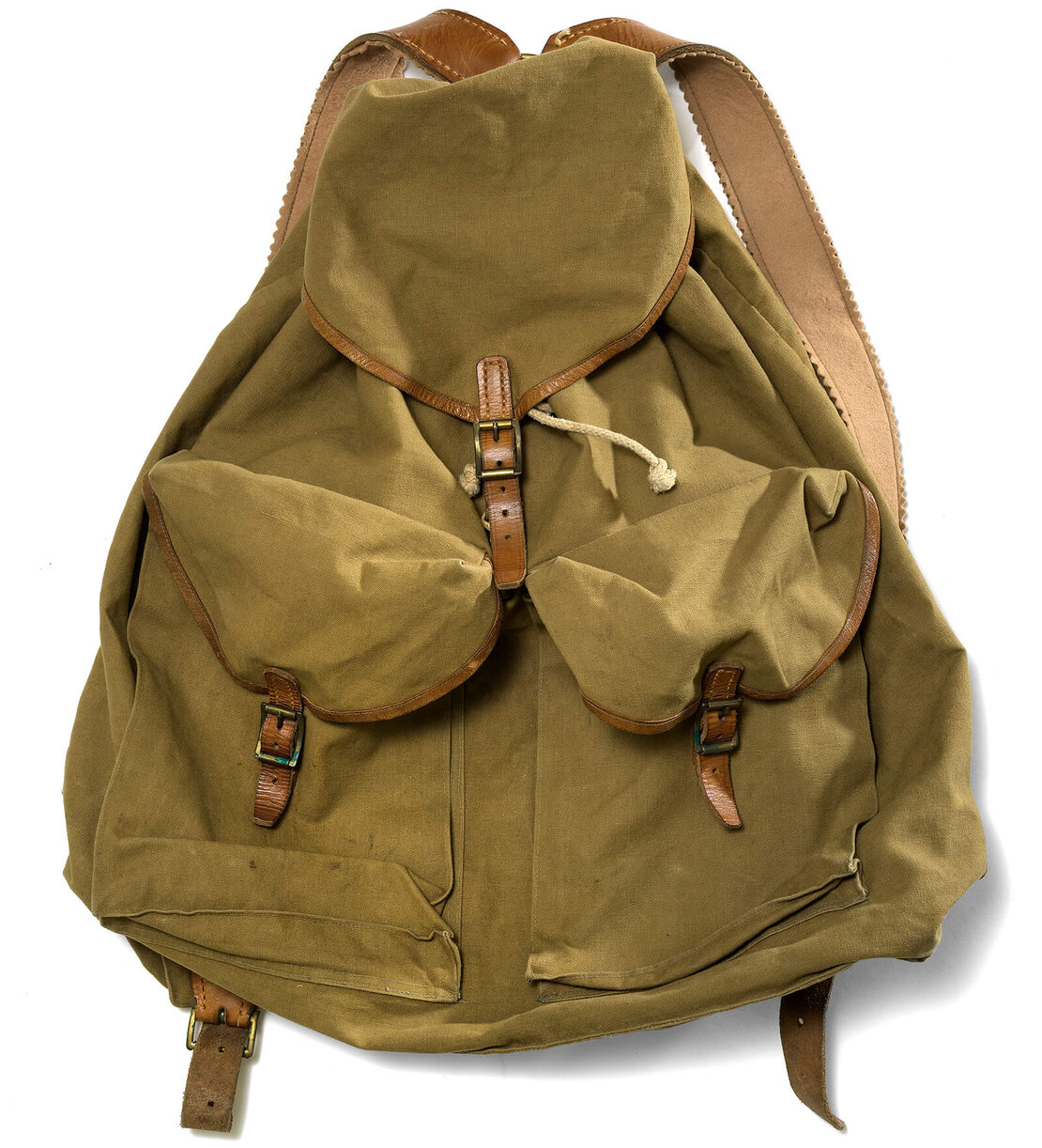 Rucksack, der nach 1945 zum Hamstern verwendet wurde, Foto: Birgit und Peter Kainz, Wien Museum, Inv.-Nr. 231868  