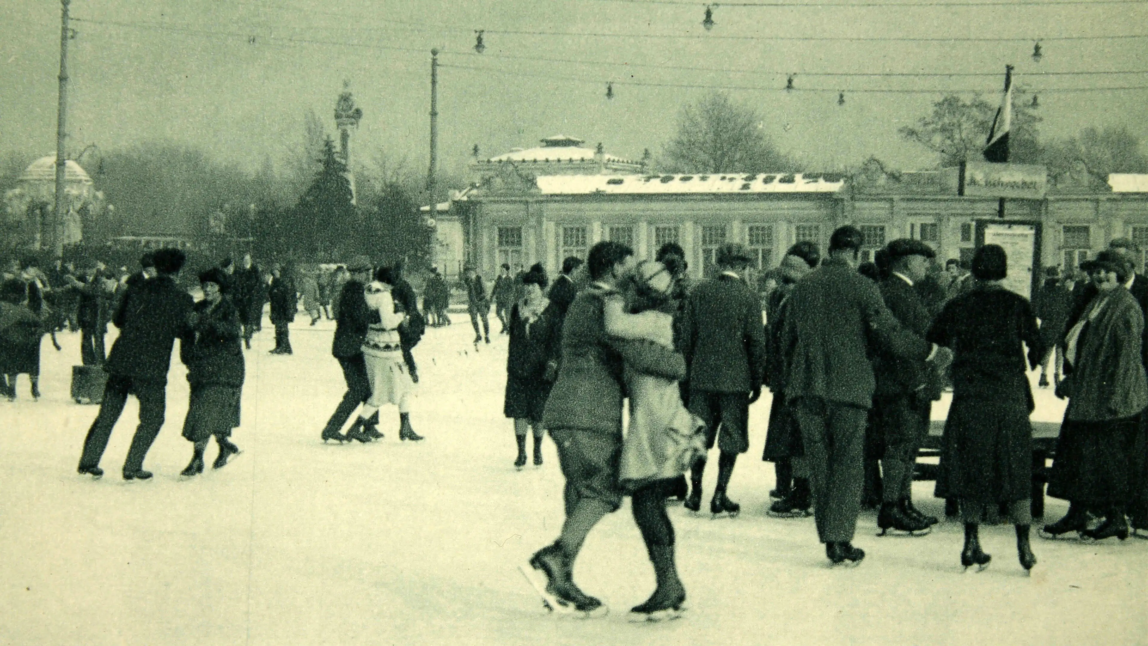 Wiener Eislauf-Verein am Heumarkt, um 1925. Foto R. Jobst / © Archiv Seemann / Imagno / picturedesk.com