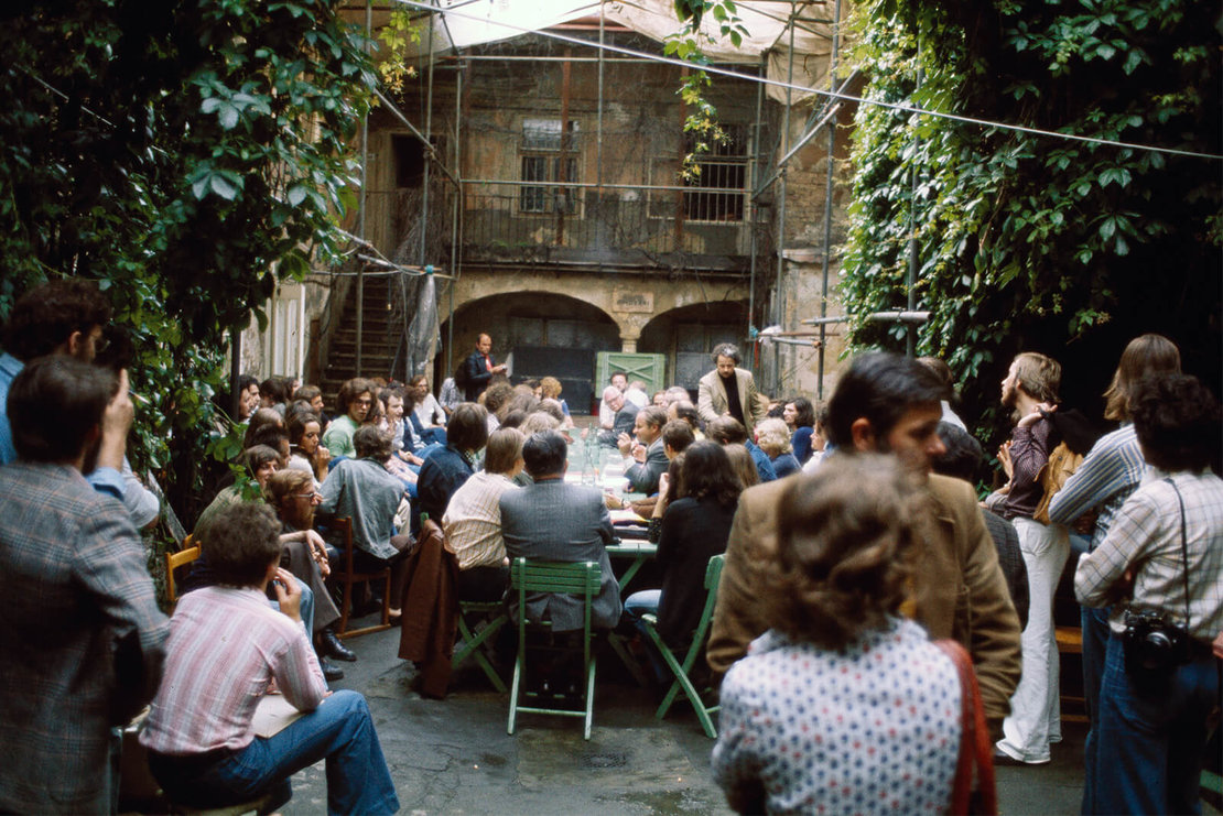 Karl Heinz Koller: Das besetzte Amerlinghaus am Spittelberg, 1975, Wien Museum 