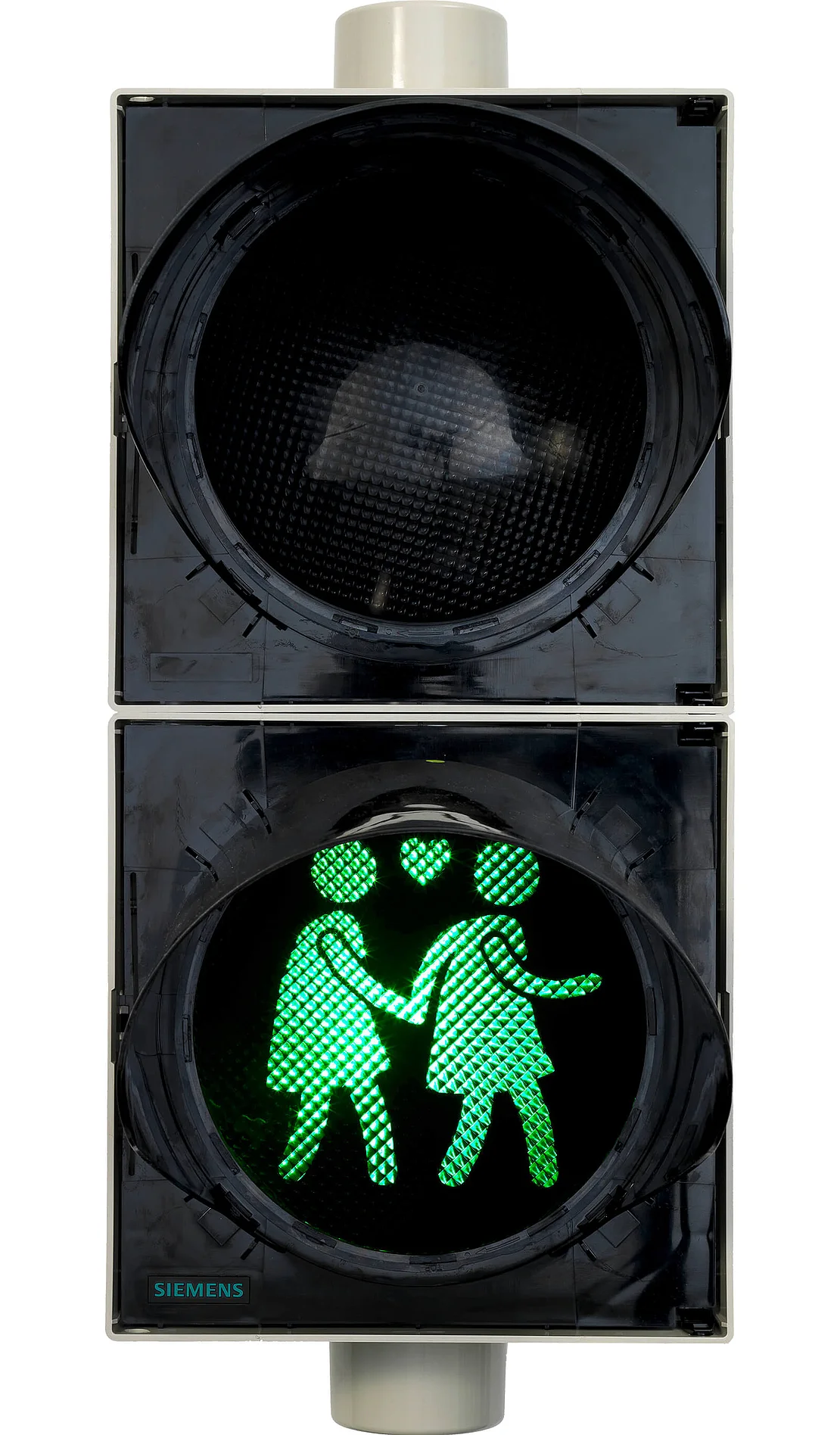 Fußgängersignal mit „Ampelpärchen“, um 2015, Wien Museum, Inv.-Nr. 309304/1, Foto: Birgit und Peter Kainz  