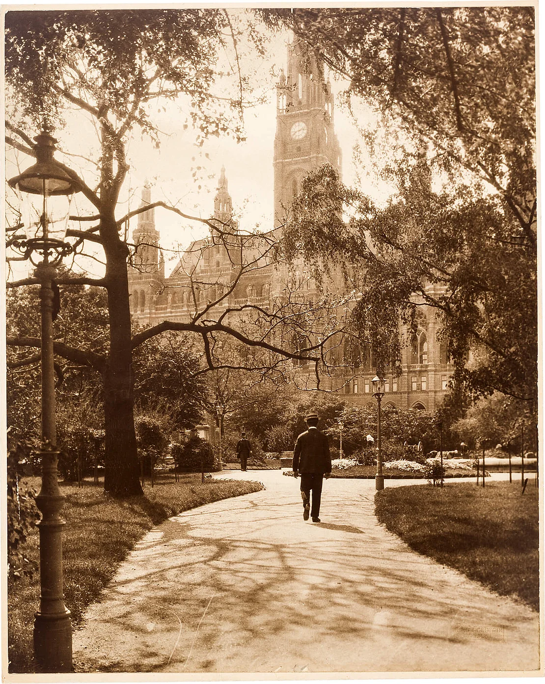 Bruno Reiffenstein: Rathauspark, um 1923, Wien Museum, Inv.-Nr. 44336  