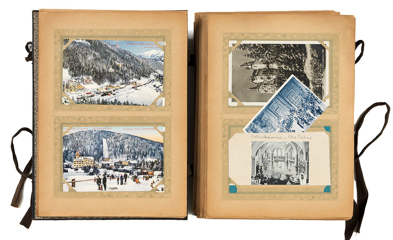 Semmering-Postkarten aus dem privaten Sammelalbum von Else Erxleben, 1900-1930, Wien Museum 