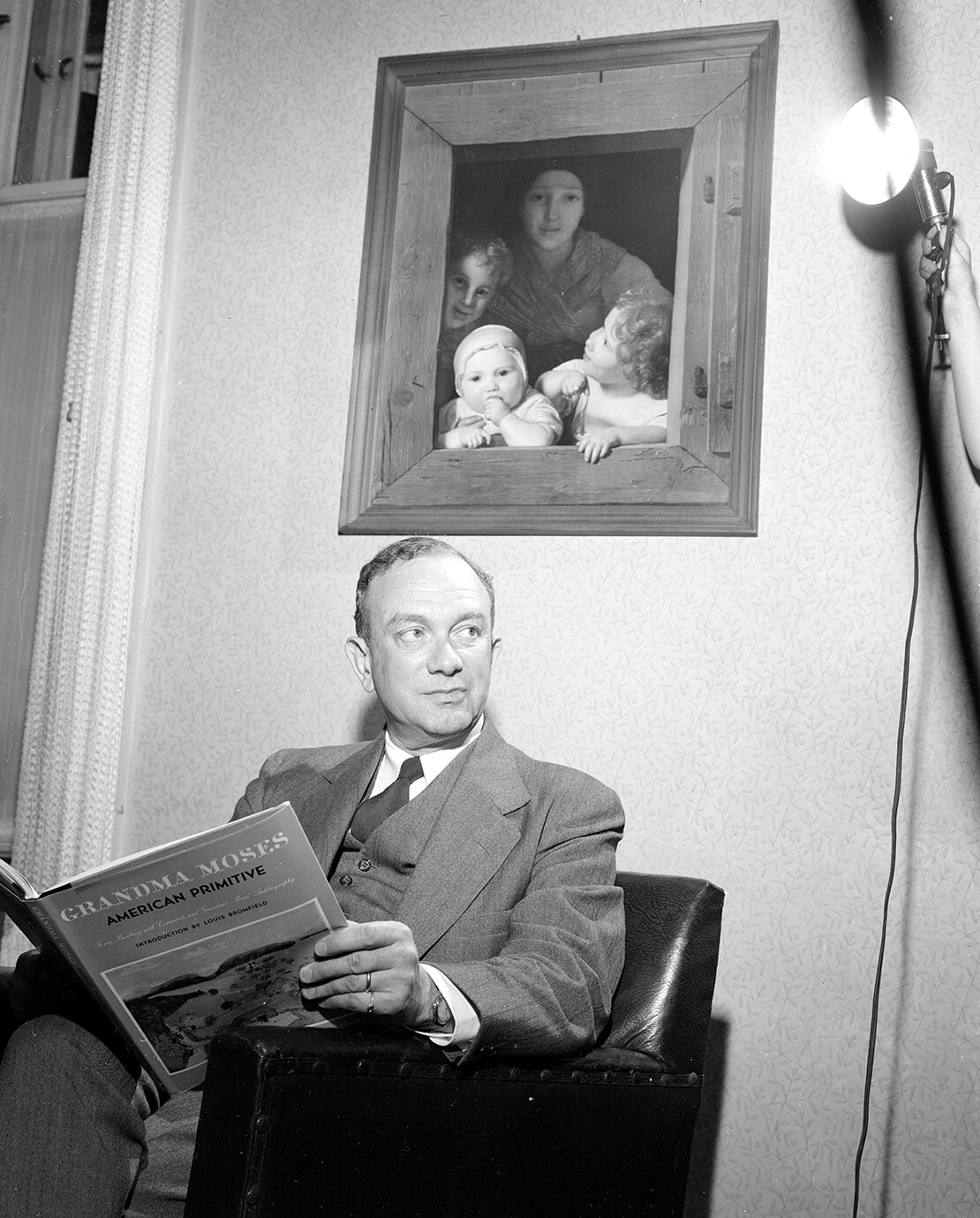 Galerist und Sammler Otto Kallir im amerikanischen Exil, undatierte Fotografie, United States Information Servic / ÖNB-Bildarchiv / picturedesk.com   