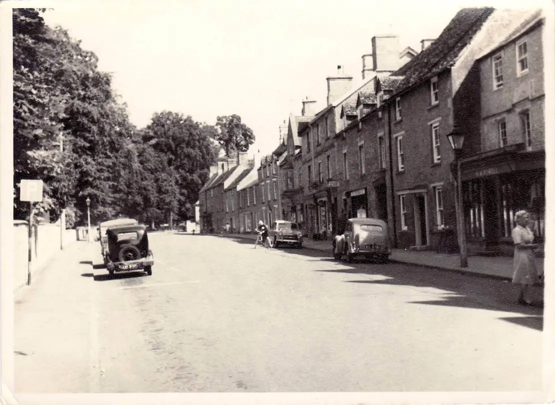 High Street in Fairford, 1955, Fairford History Society