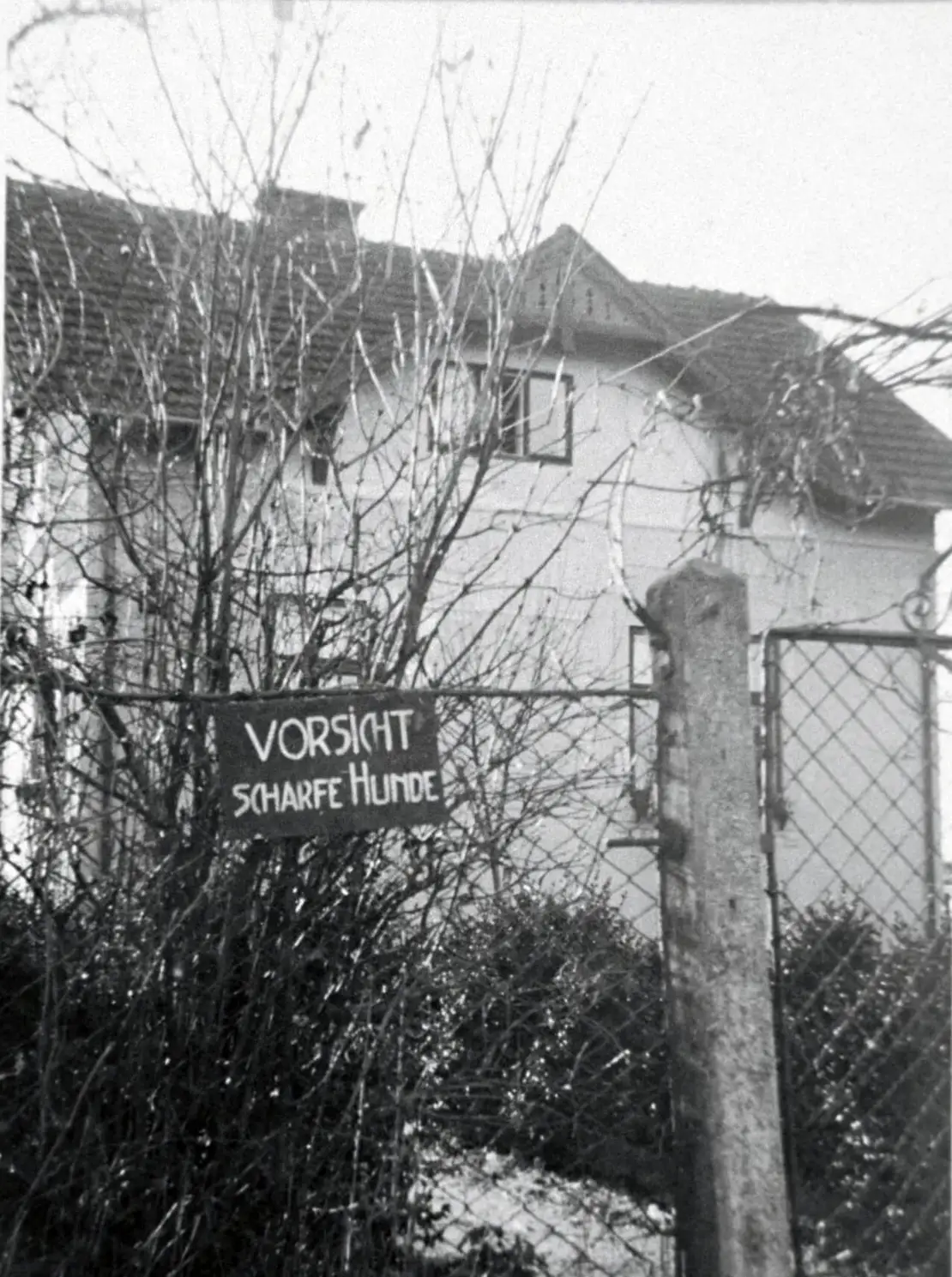 Das Haus von Rudolphina und Rudolph Menzel, in dem sie ab 1922 in Kleinmünchen ihre Hundezucht aufbauten, Leo Baeck Institute, New York  