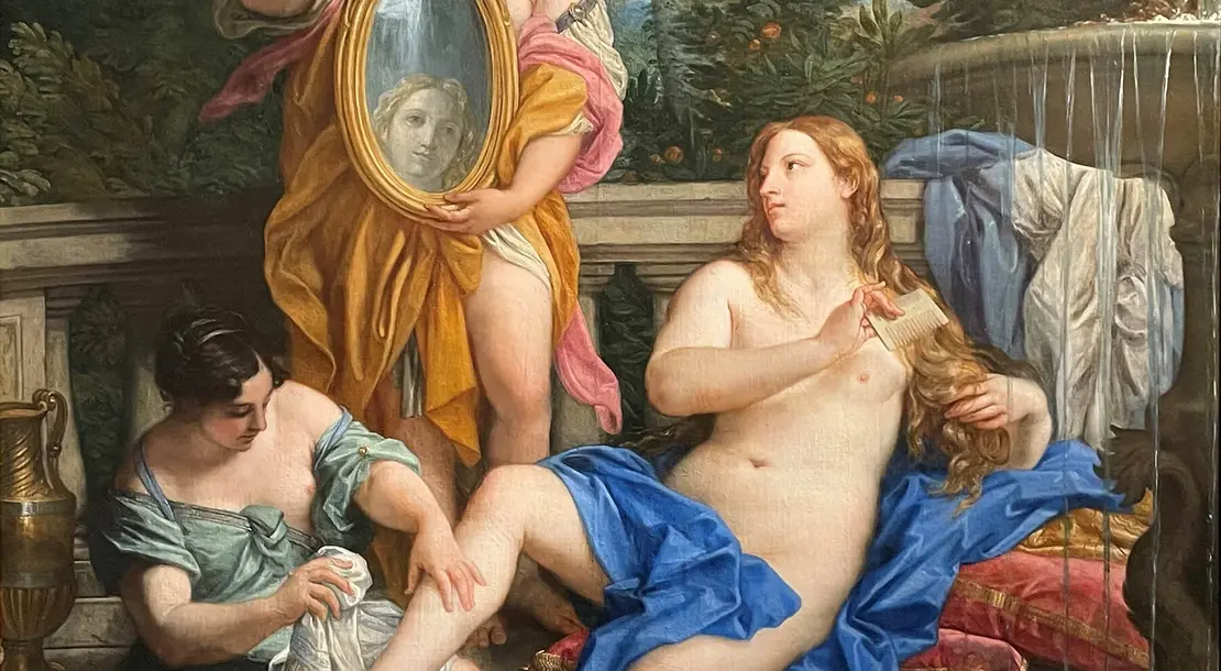 Carlo Maratta: Bathseba im Bade (Ausschnitt), 1693–1695, Öl auf Leinwand, Wien Museum, Inv.-Nr. 231904