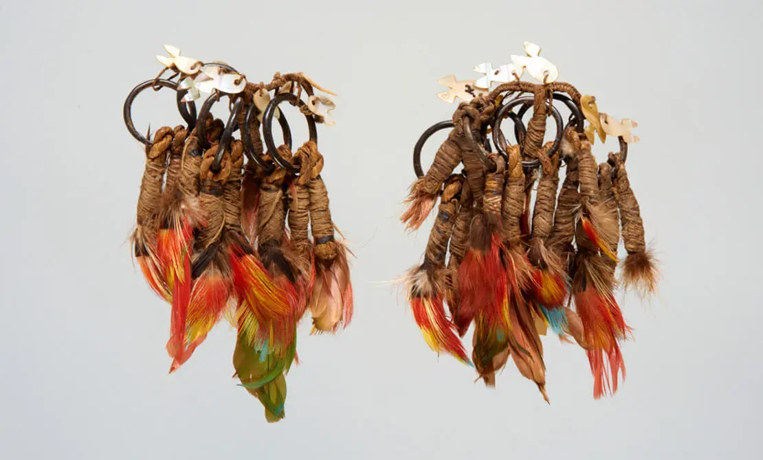 Ohrschmuck, Bororo, Brasilien, um 1825, Weltmuseum Wien, Slg. Natterer ex Schröckinger, Inv.Nr. 53.525