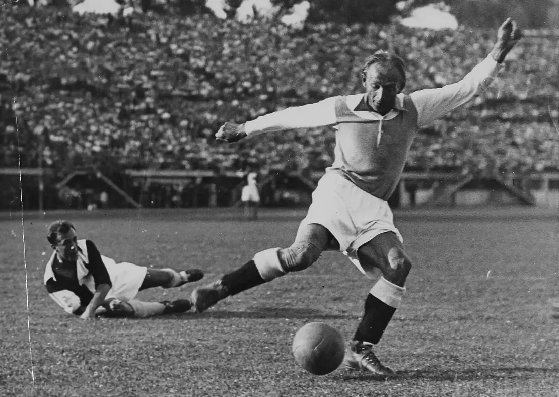 Matthias Sindelar im Dress der Wiener Austria, 1932, Votava / brandstaetter images / picturedesk.com  