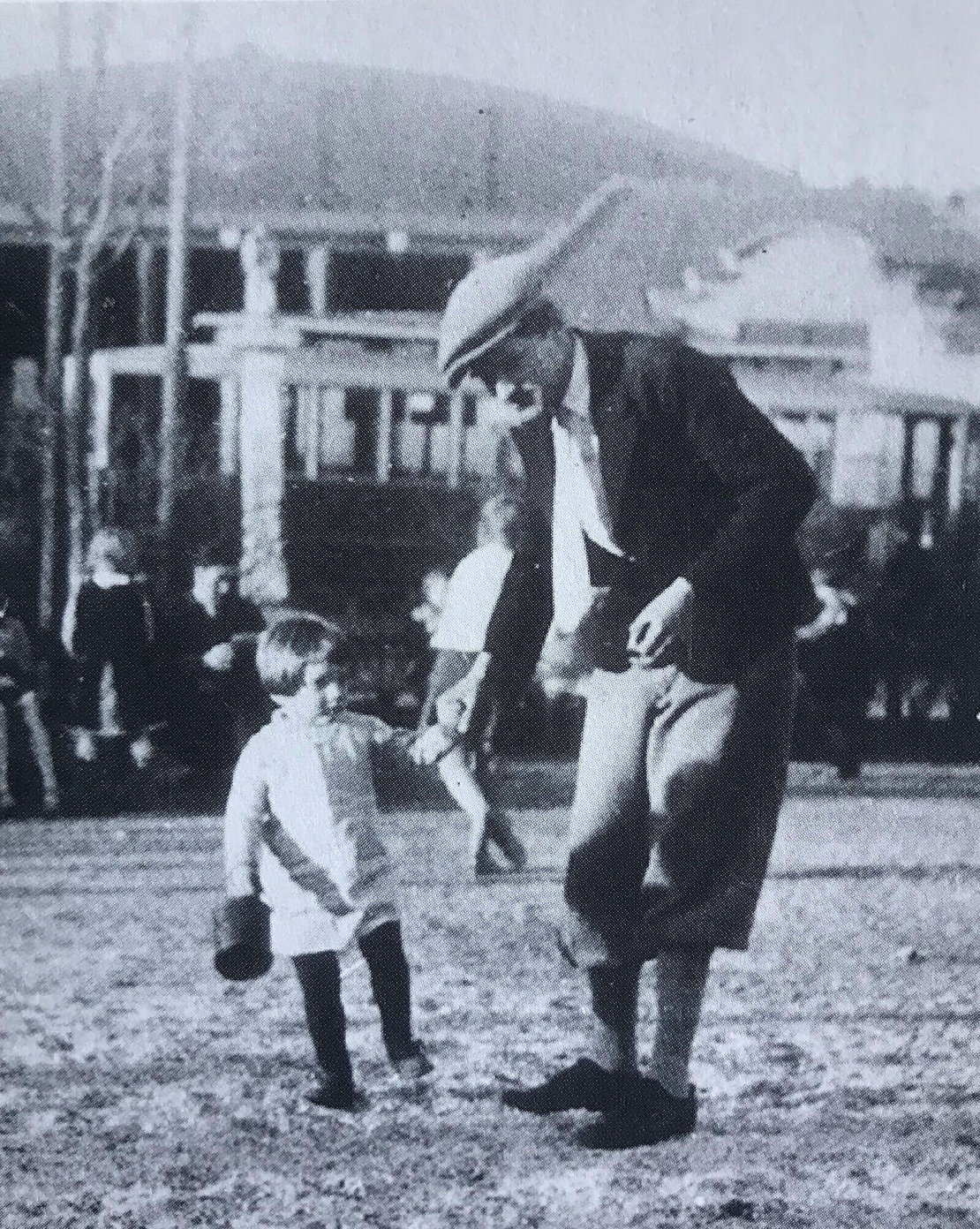 Thomas Bernhard mit seinem Onkel Farald, Wien 1932, (c) Thomas Bernhard Nachlassverwaltung 