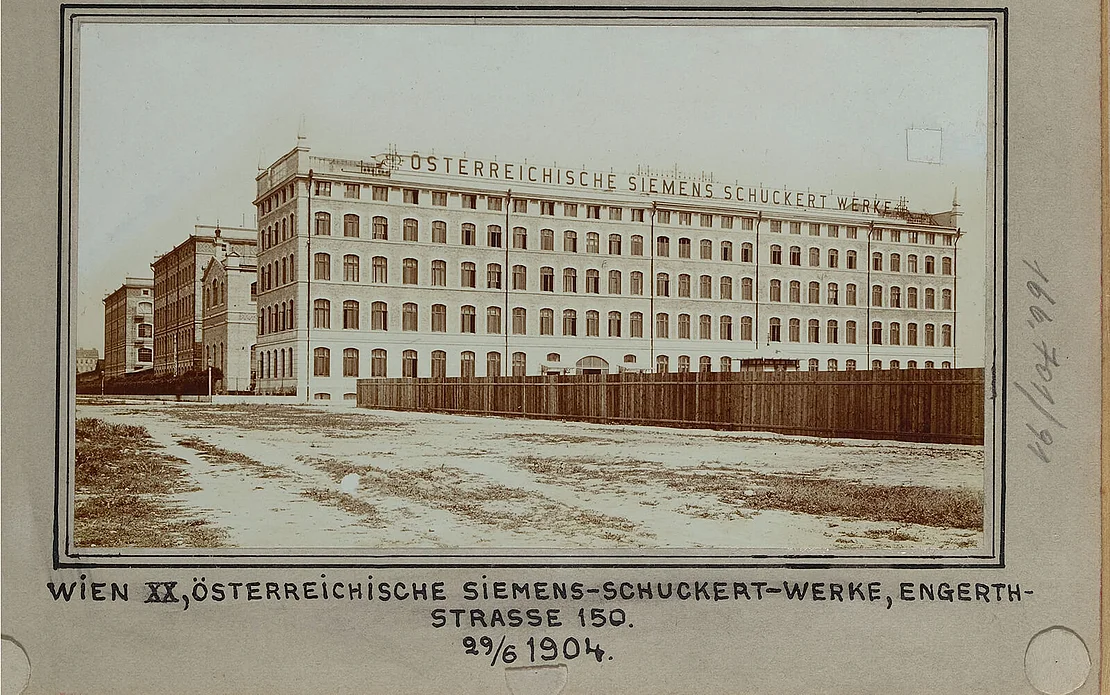 Siemens-Schuckert-Werke, 1904, Foto: Martin Löfgren, Wien Museum, Inv.-Nr. 166701/91  