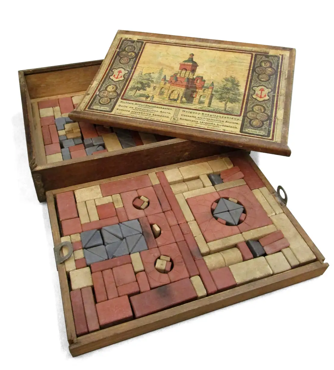 Anker Steinbaukasten Nr.8, Inv.Nr. 29796, ca. 1905 – 1920, Foto: Technisches Museum Wien/Bildarchiv