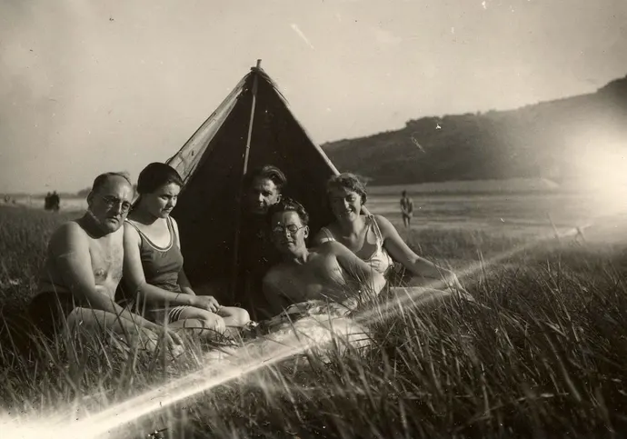 Sonntagsausflug ins Überschwemmungsgebiet, 1928, Privatfoto, Matthias Marschik