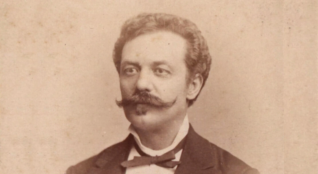 Carl Michael Ziehrer, um 1870, Foto: Hermann Joop, Wien Museum  