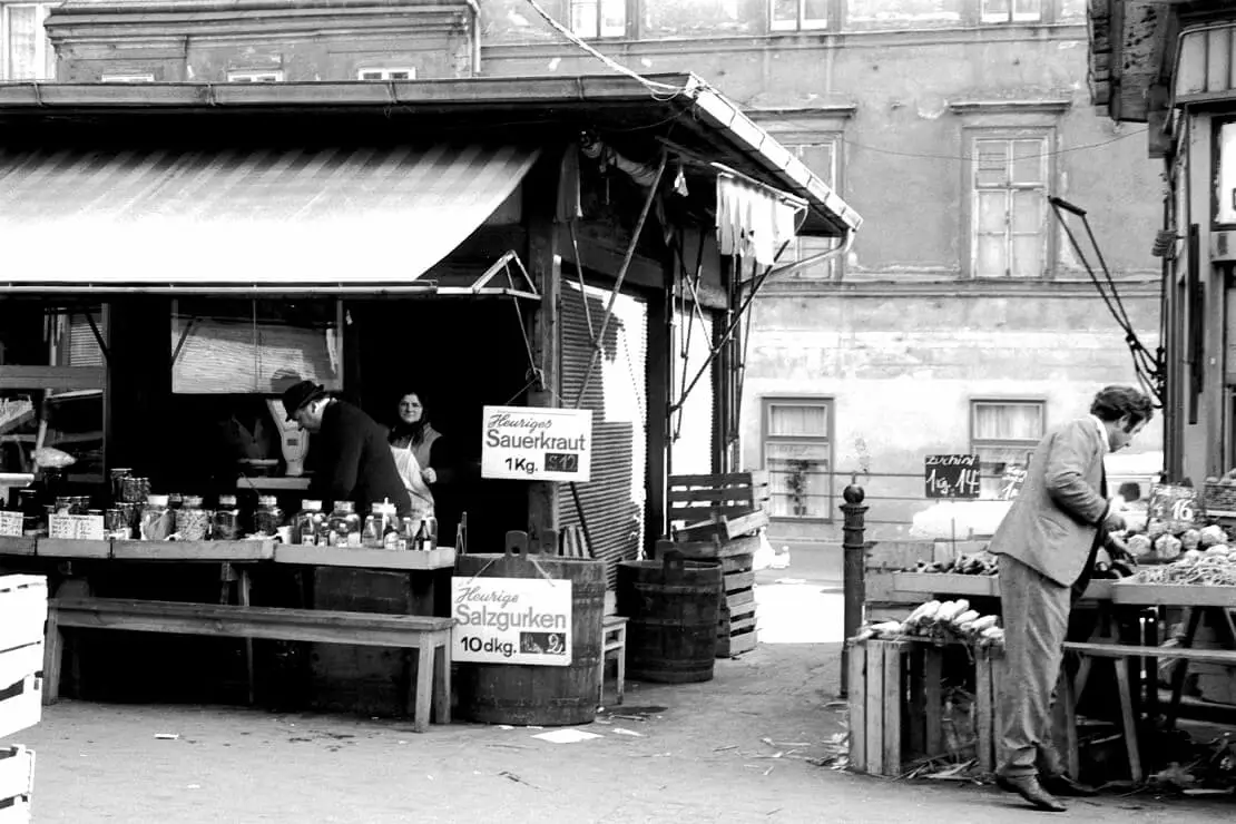 Catja Rauschenbach: Am Naschmarkt, Wien Museum  