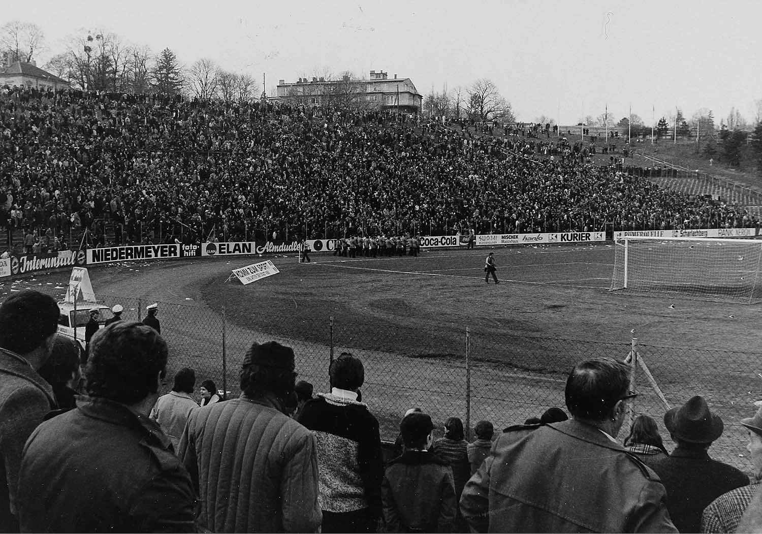 Fußballstadion auf der Hohen Warte, 1983, APA-Images / brandstaetter images / Votava
