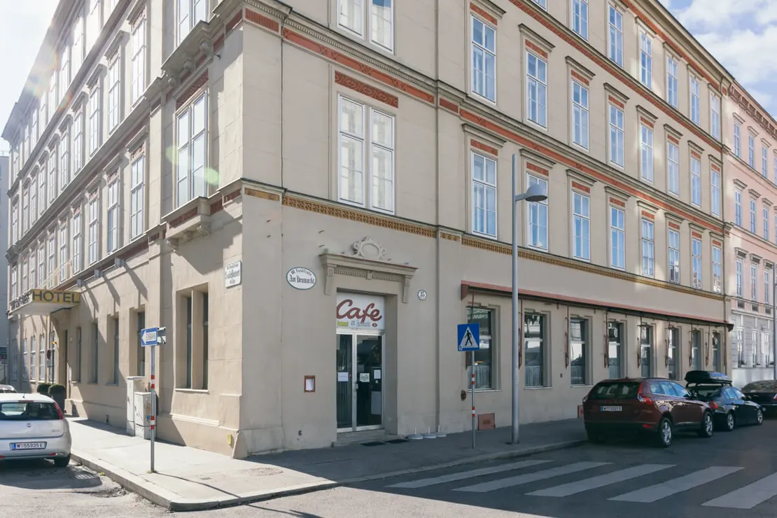 Startpunkt: Bachmanns „Café Am Heumarkt“, Foto: Elodie Grethen