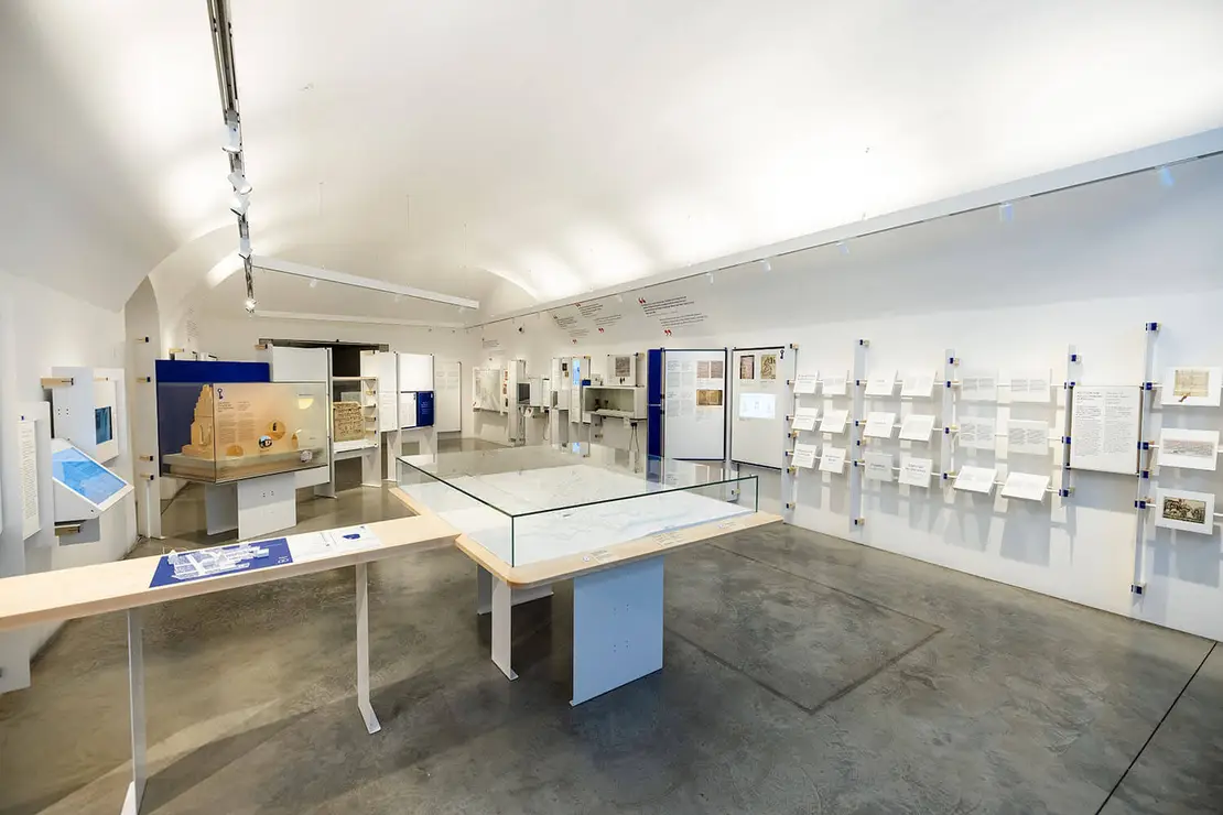 Die neue Dauerausstellung im Museum Judenplatz mit dem Stadtmodell, Foto: Ouriel Morgensztern