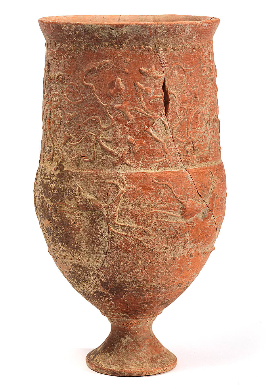 Römischer Kelch mit Standfuss, Ende des 1. Jh. bis Mitte Des 2. Jh. n. Chr., © Peter und Birgit Kainz/Wien Museum 
