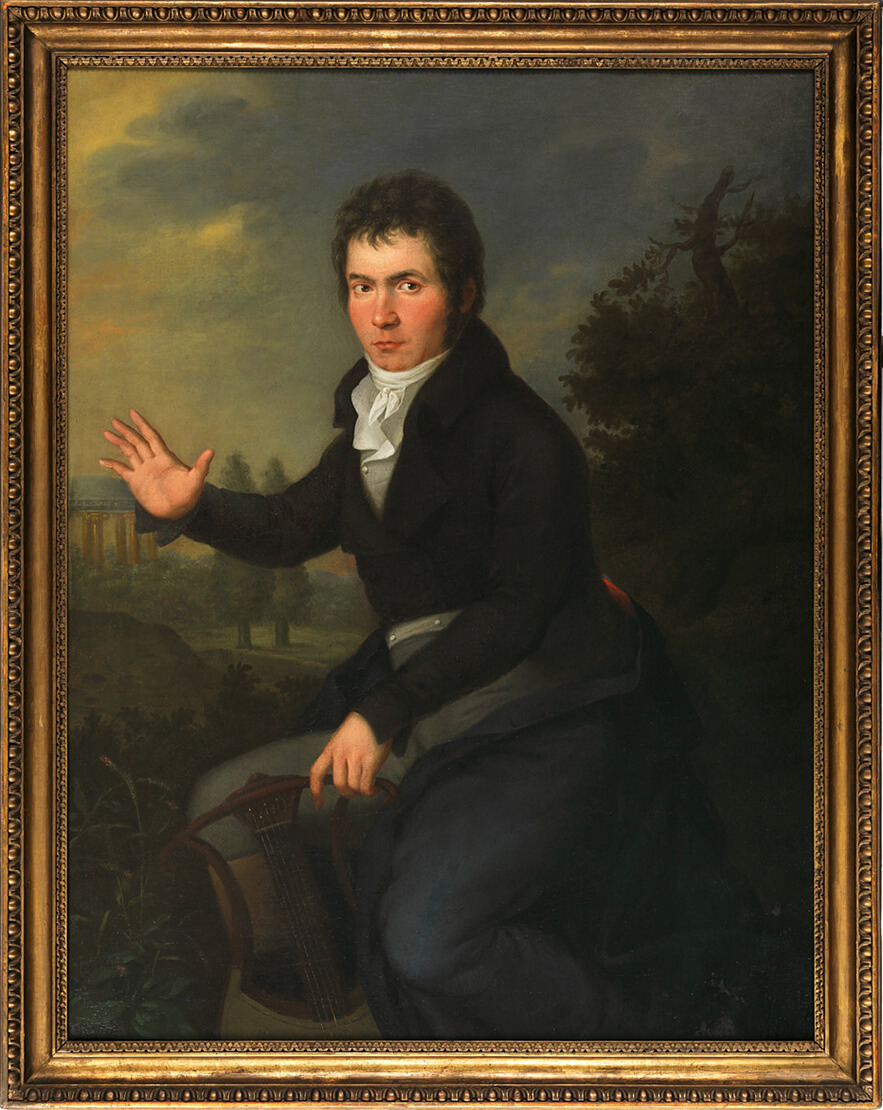 Joseph Willibrord Mähler: Ludwig van Beethoven, 1804/05, Öl auf Leinwand, Wien Museum 
