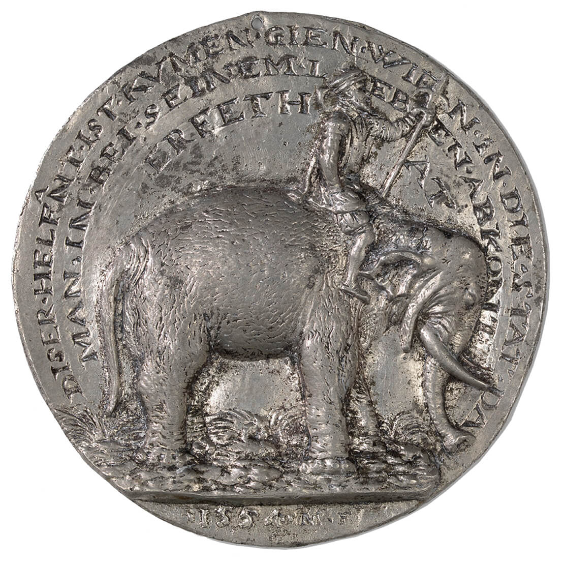 Medaille anlässlich des Einzugs von Maximilian in Wien, 1554, Wien Museum 
