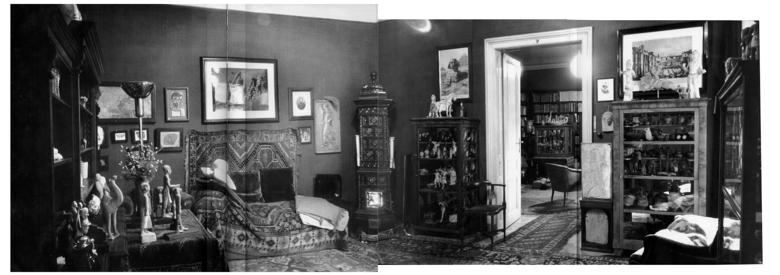 Zwei Fotos des Behandlungszimmers, 1938, Edmund Engelman 
