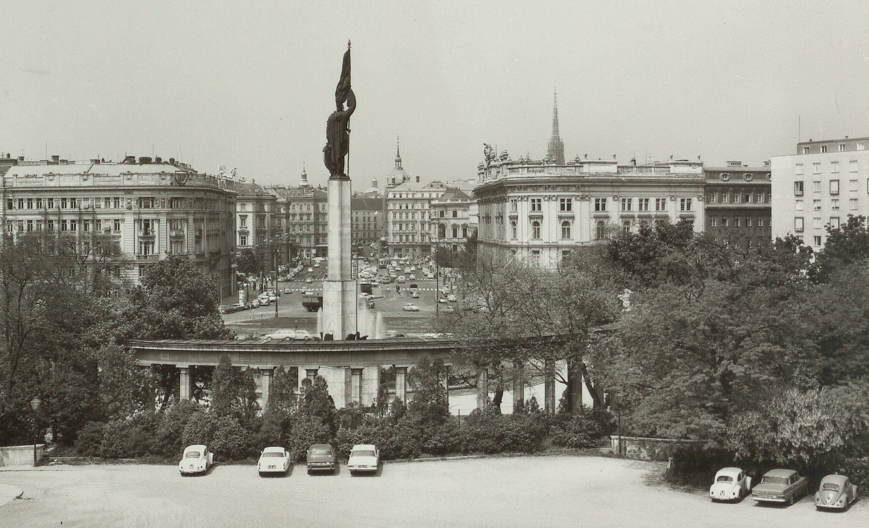 Panorama des Schwarzenbergplatzes, Foto: Johanna Fiegl, Wien Museum 