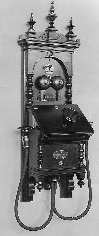 Wandapparat, 1890, Foto: Fotoarchiv A1 Telekom Austria 