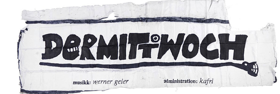 In den 90er Jahren prägte der Musikjournalist, -Produzent und DJ Werner Geier den Mittwoch im U4. Banner, Wien Museum 