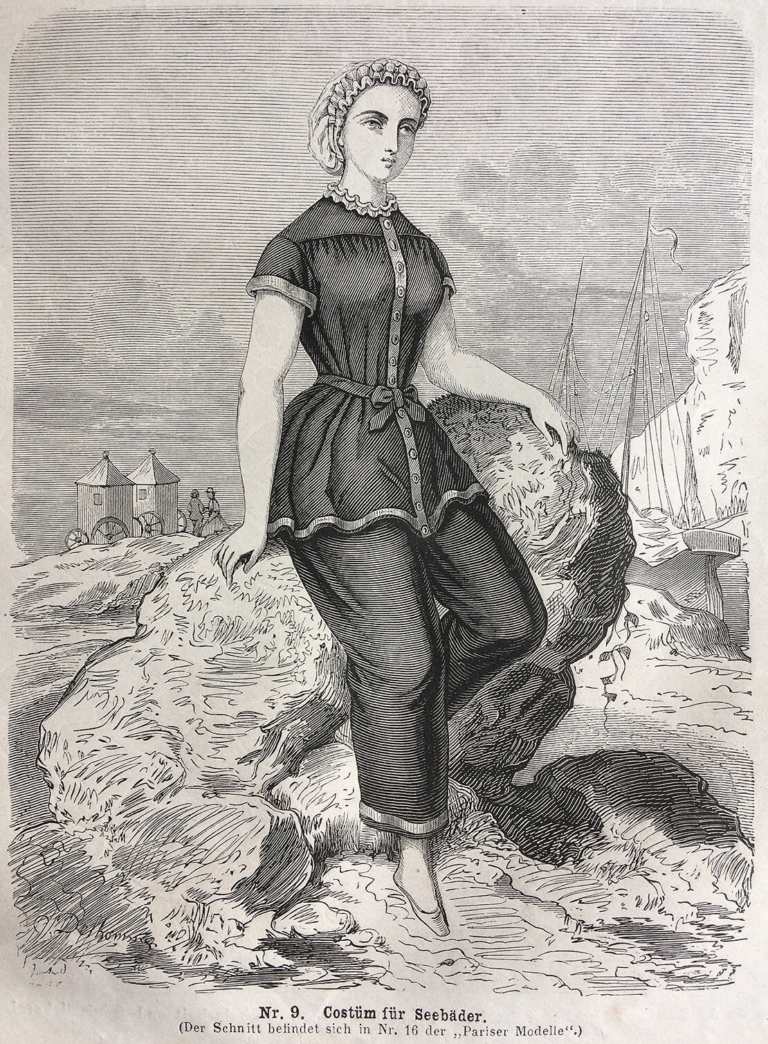Abbildung aus der Zeitschrift „Der Bazar“, 1. Juli 1863, Wien Museum 