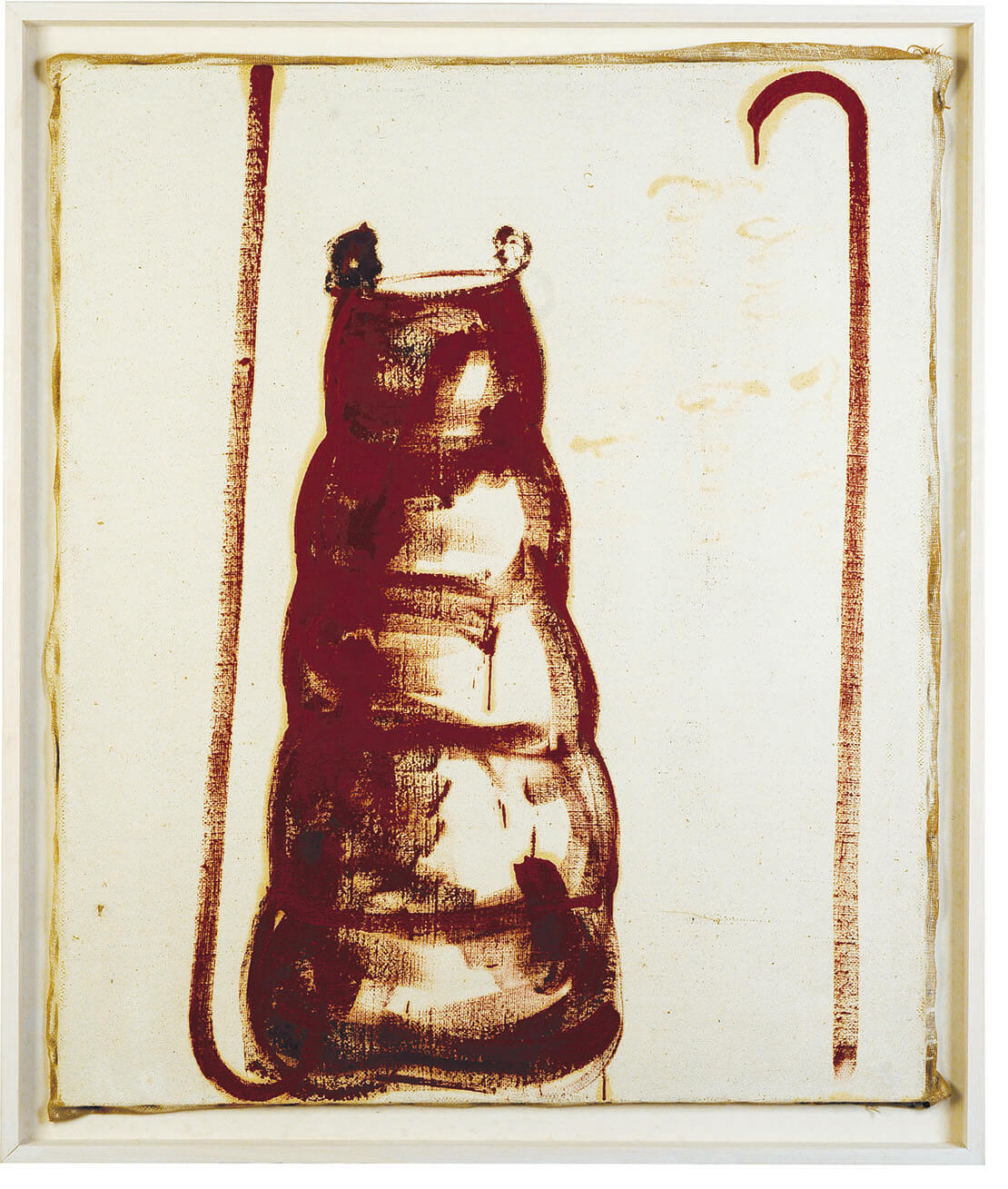 Joseph Beuys, Ohne Titel (Friedrichshof), 1983, Privatsammlung / Bildrecht, Wien 2021; das Werk entstand anlässlich eines Besuchs des Künstlers am Friedrichshof von Otto Mühl 