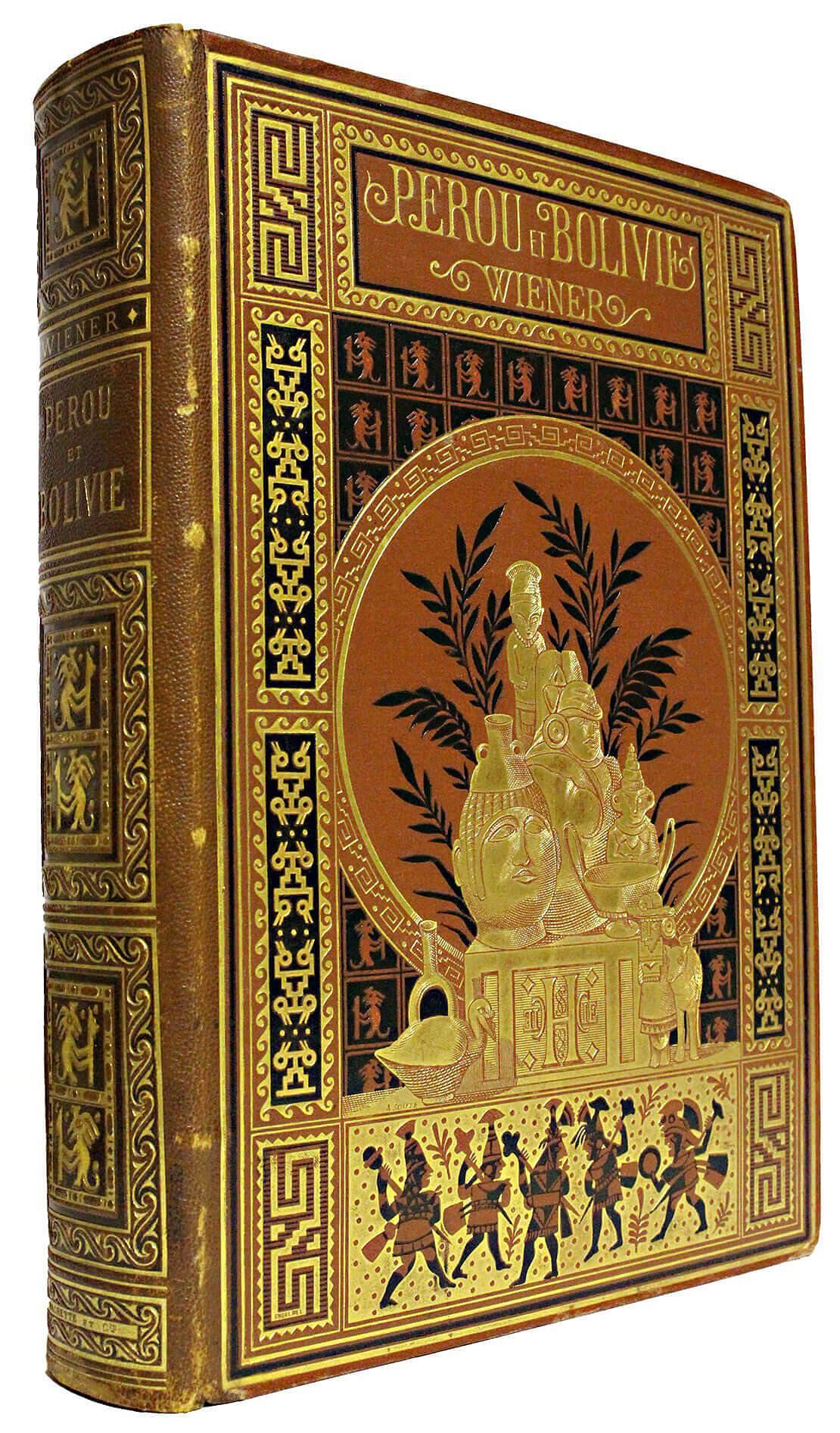 Charles Wieners Publikation „Péru et Bolivie" aus dem Jahr 1880, Foto: Librairie Le Feu Follet – Edition-originale.com 