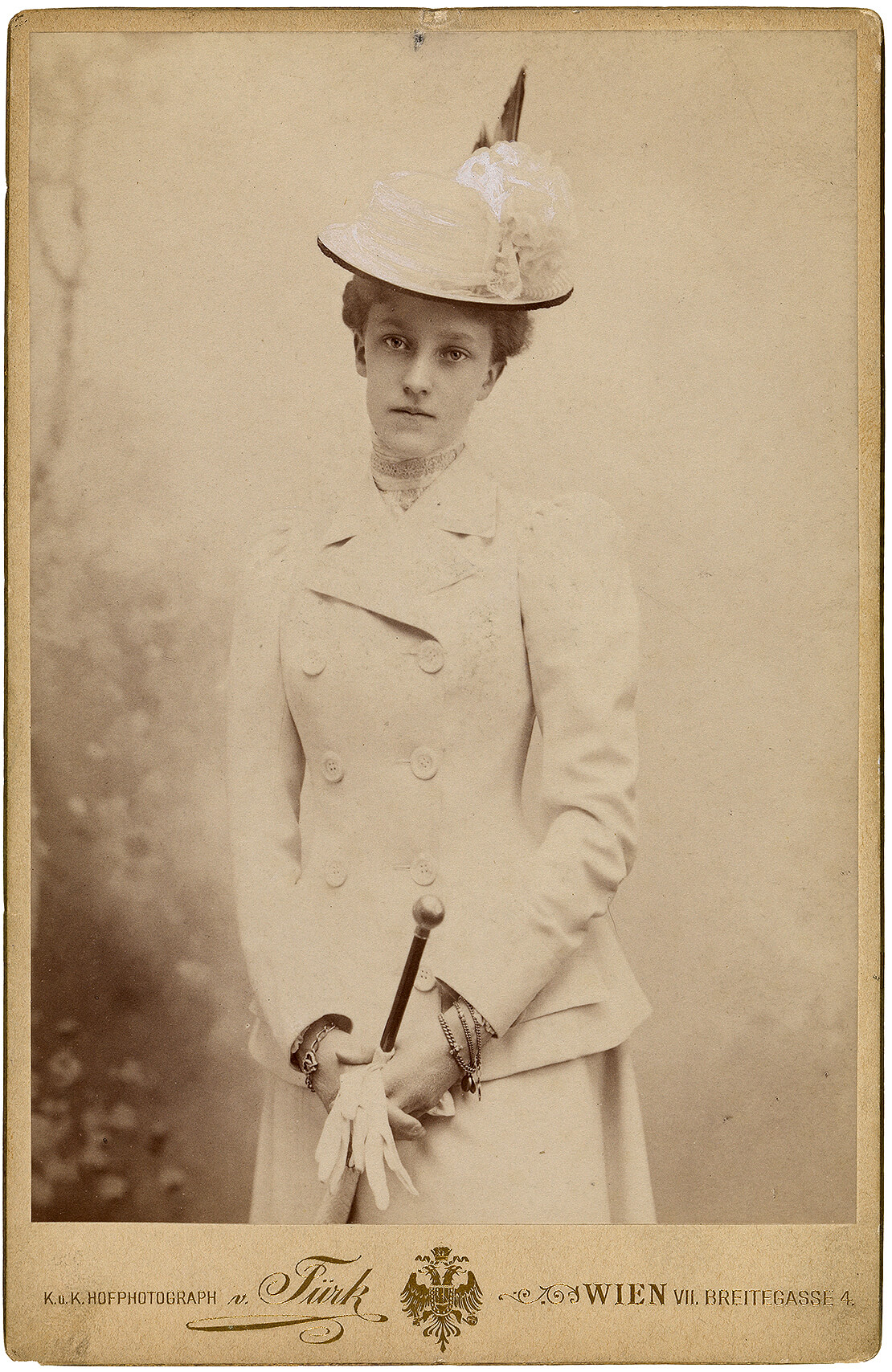 Elisabeth, Fürstin Windisch-Graetz, ehem. Erzherzogin Elisabeth Marie, um 1898, Foto: Othmar von Türk, Wien Museum 