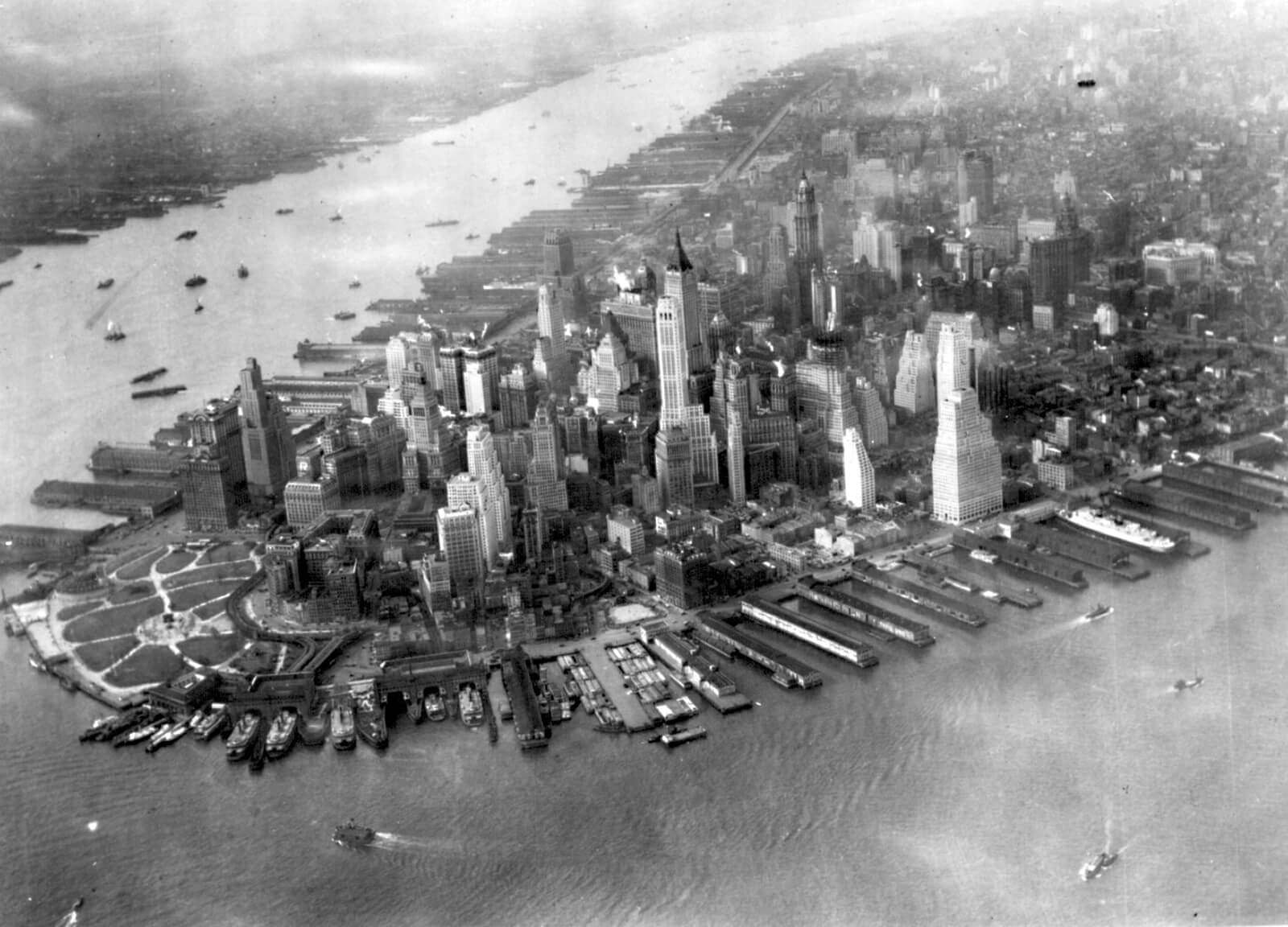 Manhattan um 1931, Foto: U. S. National Archives/Wikimedia Commons 