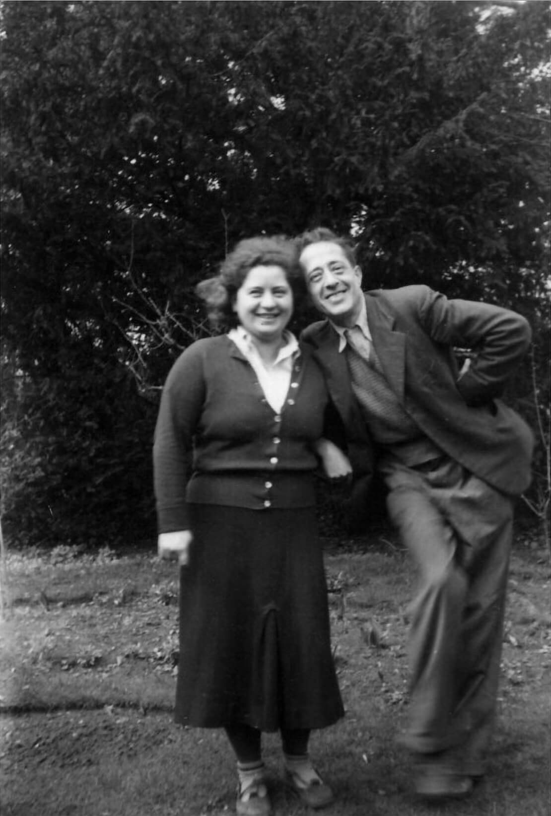 Ilsa und Arturo in Middle Lodge, 1947-1957, Archiv Uli Rushby-Smith, London 