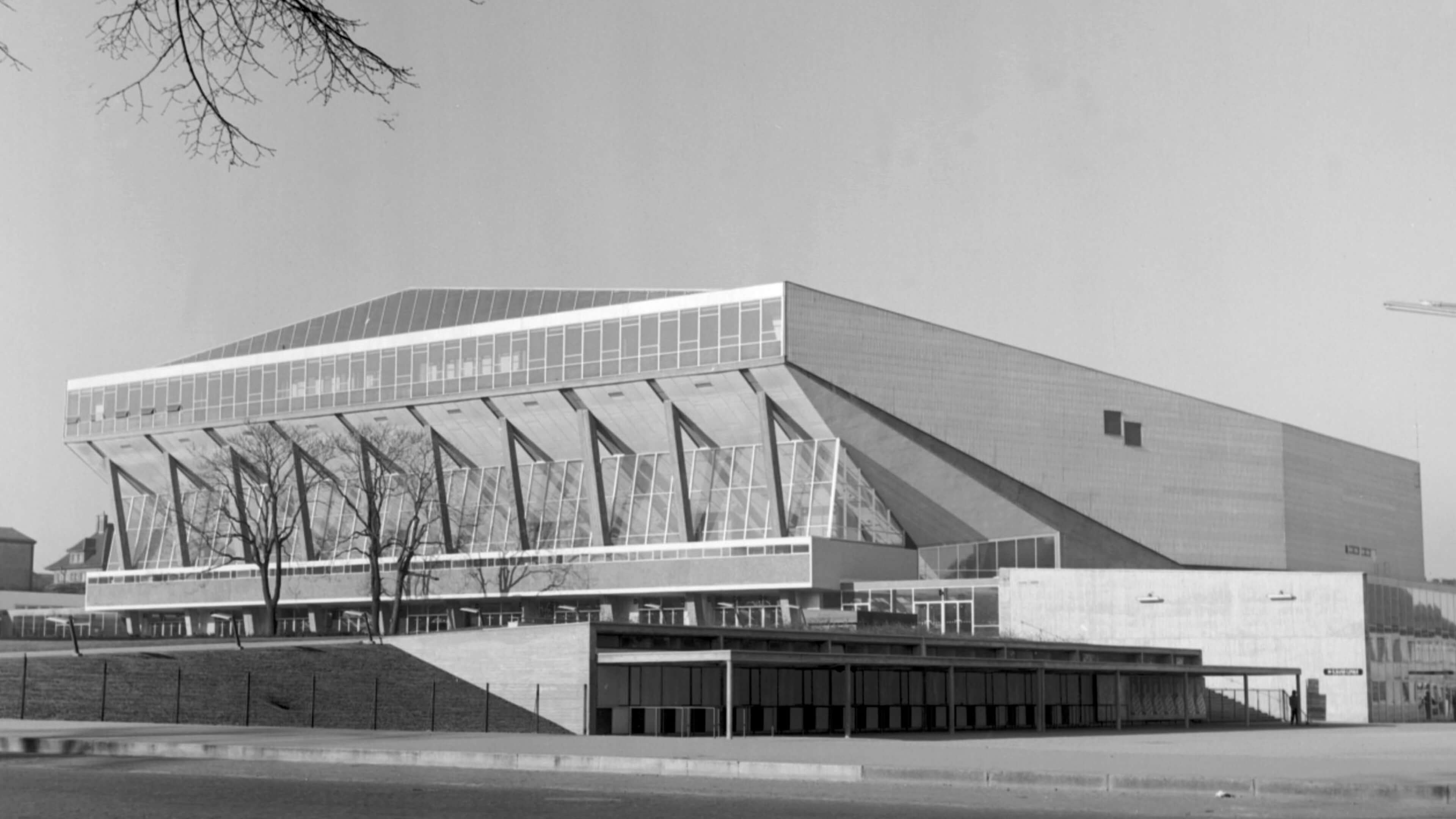 Die neue Wiener Stadthalle, 1958, Foto: Votava / Imagno / picturedesk.com 