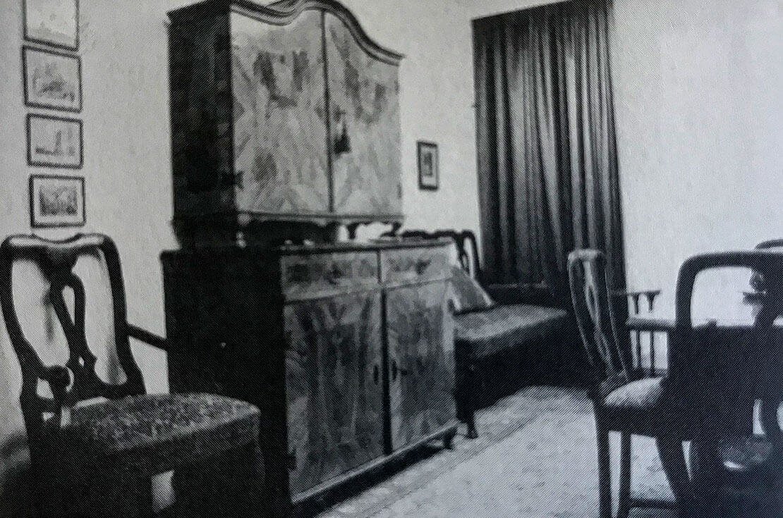 Die Wohnung von Hedwig Stavianicek in der Obkirchergasse 3, 1982, (c) Thomas Bernhard Nachlassverwaltung 