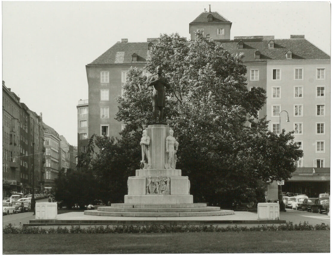 Josef Müllner: Lueger-Denkmal, Foto: Johanna Fiegl, 1965-1970, Wien Museum 