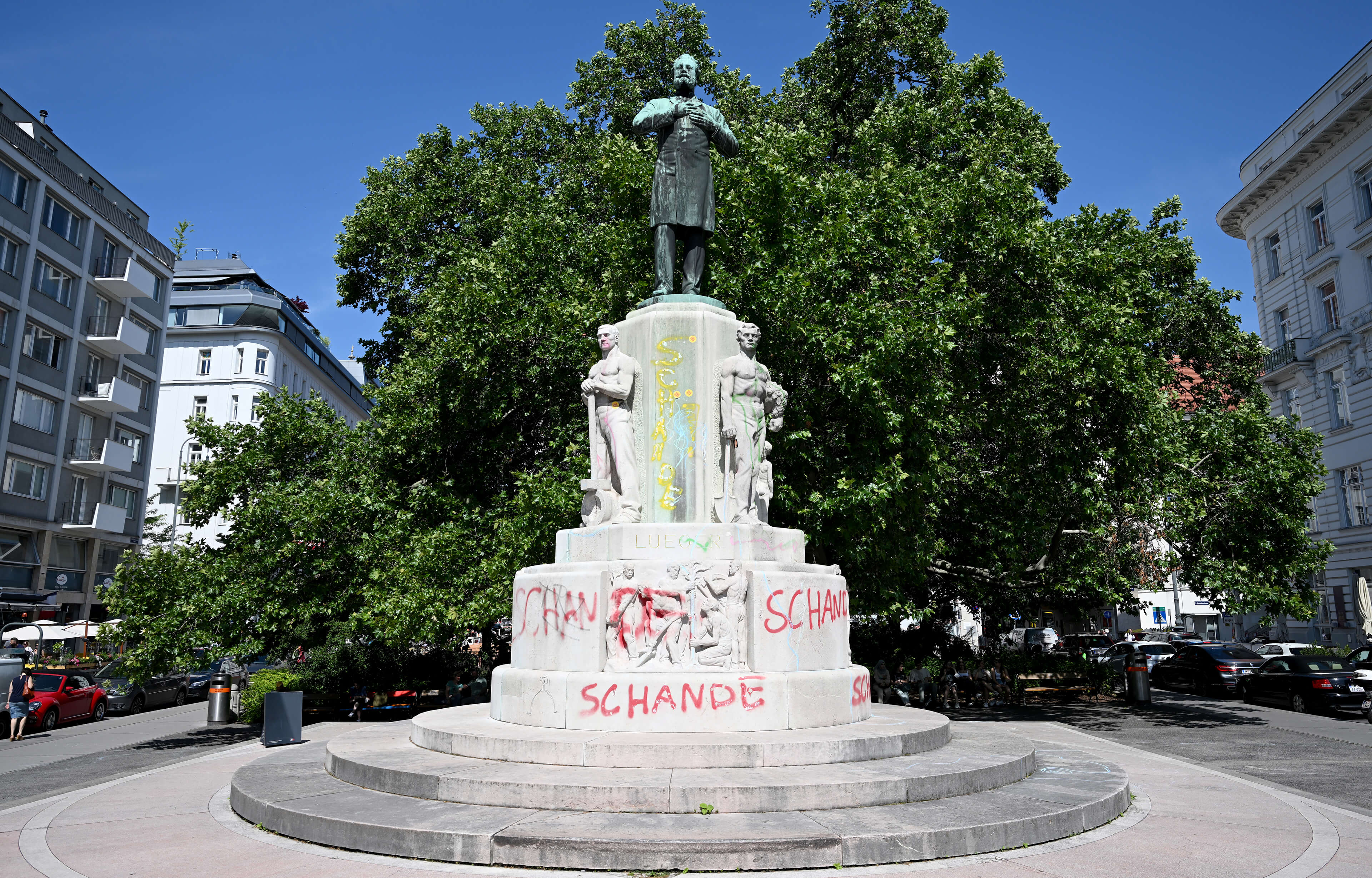 Karl Lueger-Denkmal am Dr.-Karl-Lueger-Platz, Foto: Roland Schlager / APA / picturedesk.com 