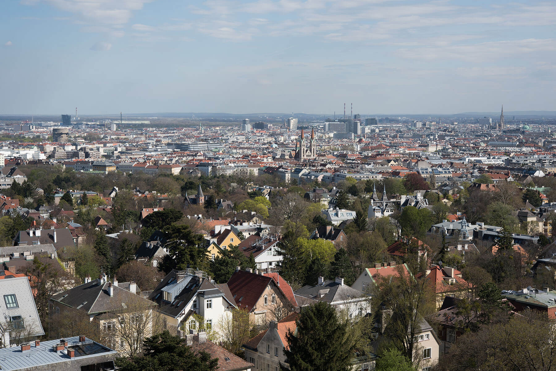 Heute mehr denn je heißbegehrte Wohngegend: „die Cottage“, Foto: viennaslide / picturedesk.com  